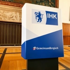 Digitaldruck und Folierung für die Bergische IHK in Wuppertal