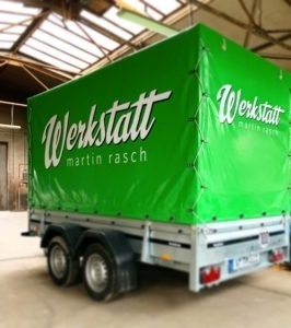 Anhängerfolierung Werkstatt Martin Rasch