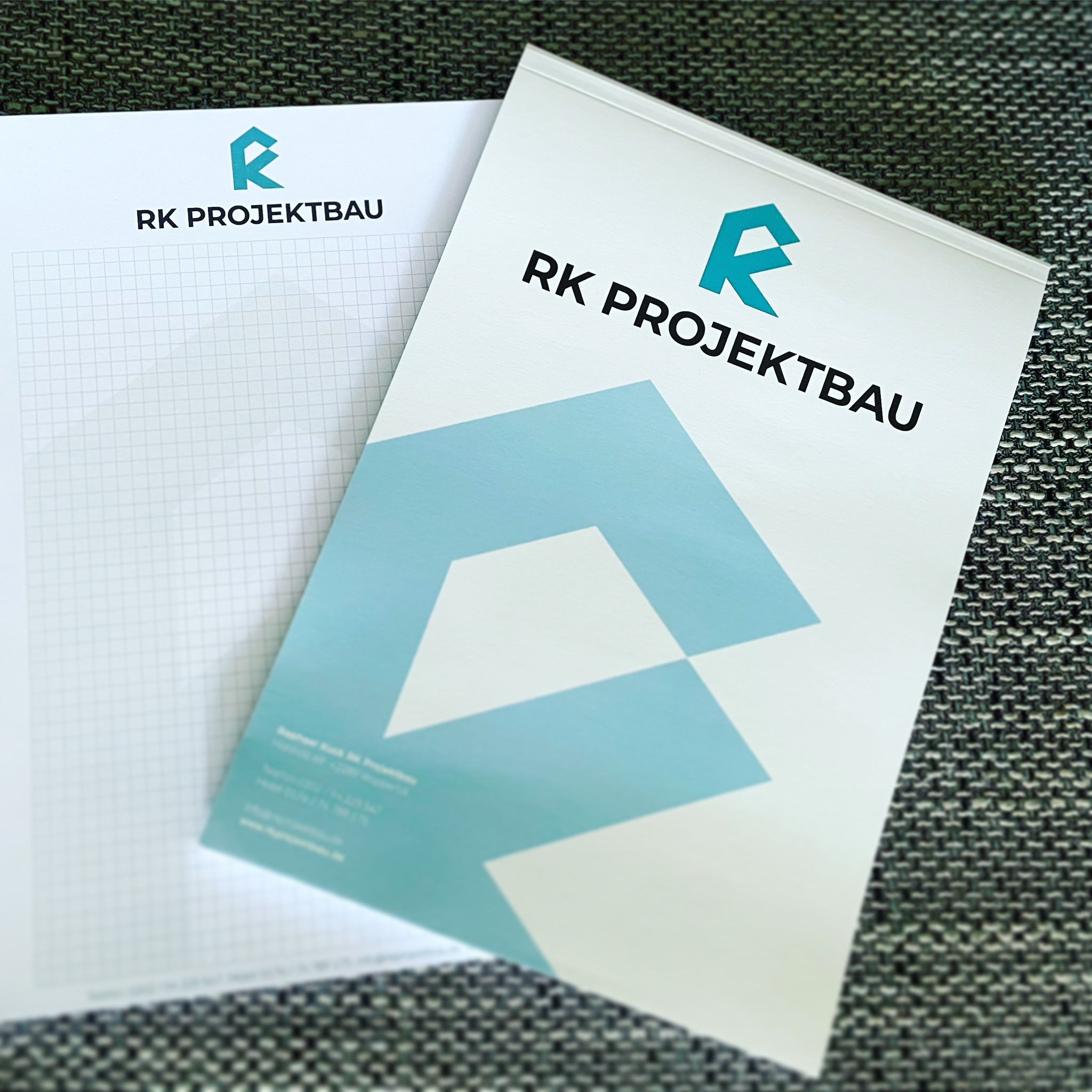 Notizblöcke DIN A4 für RK Projektbau in Wuppertal